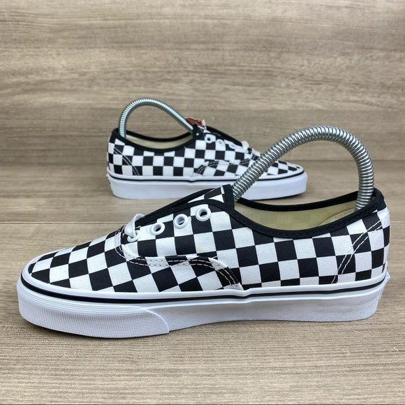 Vans Authentic Checkerboard Black White Shoes - Picture 5 of 7
